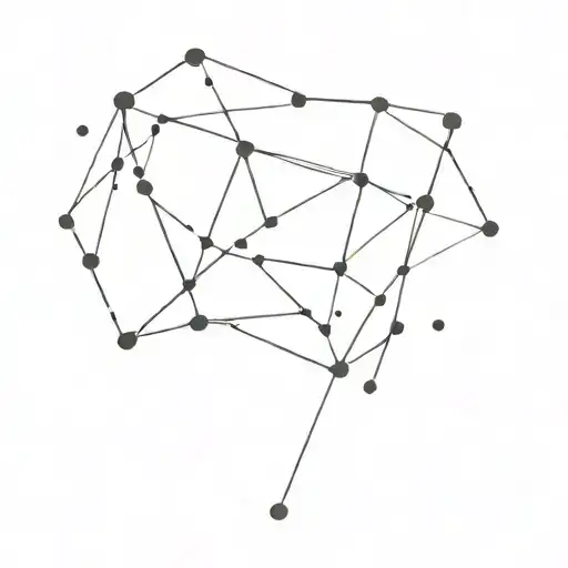 Constellation Cassiopeia tattoo design idea
