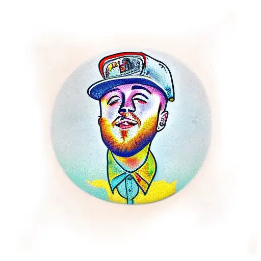 Mac Miller love tattoo design idea
