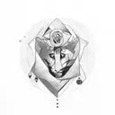 Mac Miller with hearts tattoo design idea