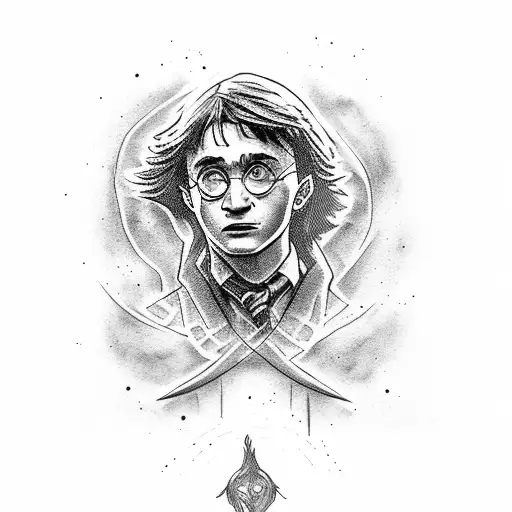 Harry Potter tattoo design idea