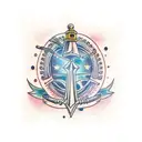 magic tattoo design idea