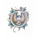 magic tattoo design idea