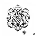 Celtic Knot, perseverance tattoo design idea