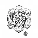 Celtic Knot, perseverance tattoo design idea