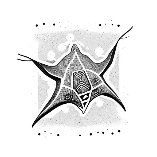  stingray tattoo design idea