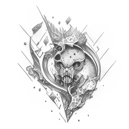 pages turned and bridges burned tattoo design idea