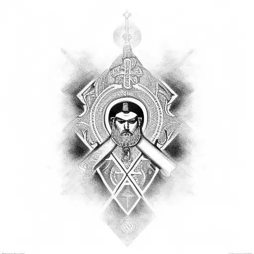 Serbia, Orthodox tattoo design idea