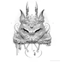 vaudou balloons tattoo design idea