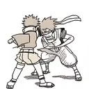 naruto vs luffy tattoo design idea