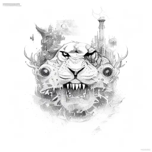 заяц tattoo design idea