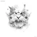 заяц tattoo design idea