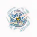 Tomorrowland tattoo design idea