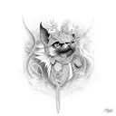 oshun tattoo design idea