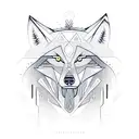 a tribal howling wolf for the shoulder surrounded by a circular aura of tribal designs tattoo design idea