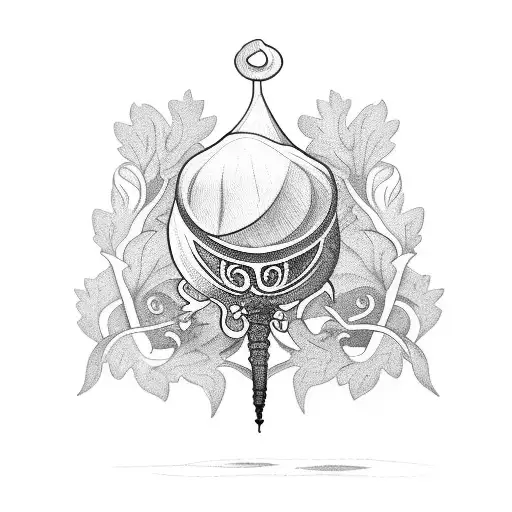 parsley cilantro tattoo design idea