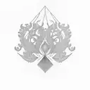 cilantro tattoo design idea