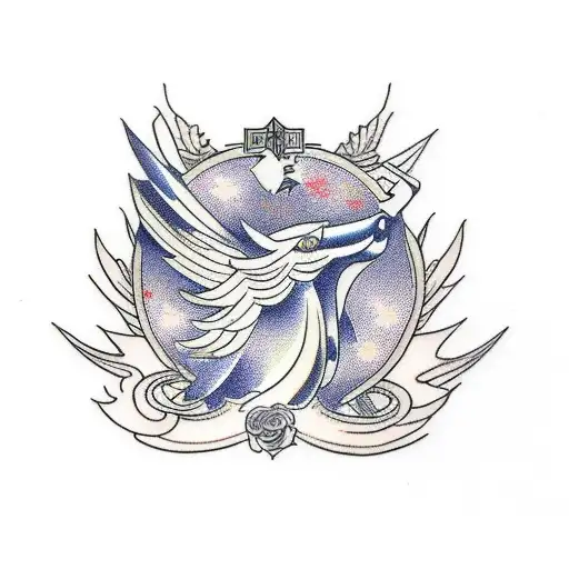 pegasus seiya tattoo design idea