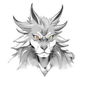 kurama from naruto tattoo design idea