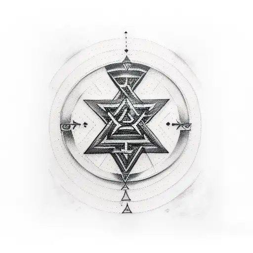 young futhark tattoo design idea