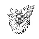 Eagle mexican wings tattoo design idea