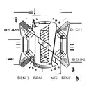 beam bending diagram with the words "Bend; Dont Break" tattoo design idea