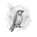 songbird with fleetwood mac lyrics  tattoo design idea