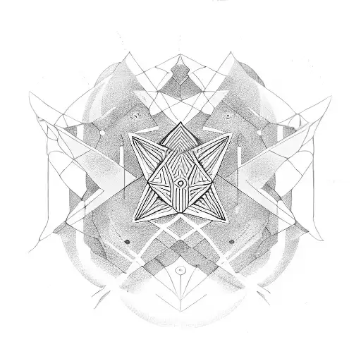 resilience+bravery+strongness+perseverance+triangle+circles+life+dots  tattoo design idea