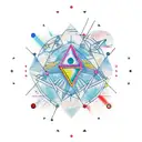 resilience+bravery+strongness+perseverance+triangle+circles+life+dots  tattoo design idea