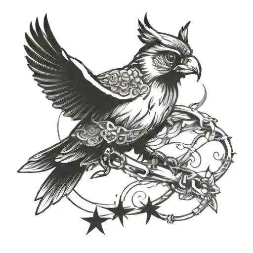 hiphop rapper spiritual journey tattoo design idea