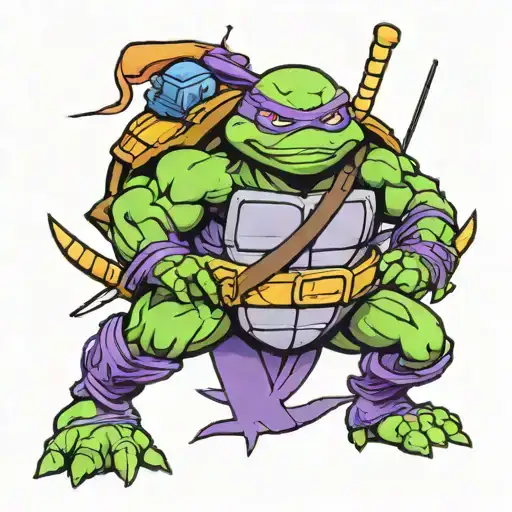 TMNT Donatello tattoo design idea