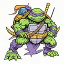 TMNT Donatello tattoo design idea