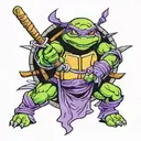 TMNT Donatello tattoo design idea