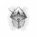 sting ray tattoo design idea