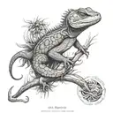 reptiles tattoo design idea