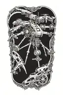 intelligence operator UAV L I N" tattoo design idea
