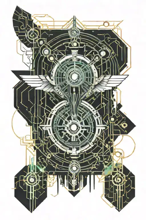 daedalus taking flight tattoo design idea