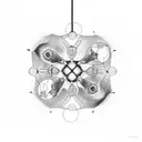cluster of hanging light bulbs  tattoo design idea