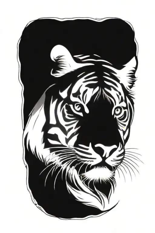 tiger tattoo design idea