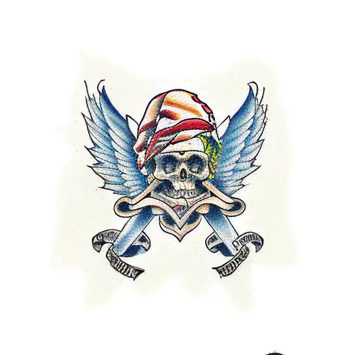 j'aimerais un rapport a dieu, au pardon, aux anges, a la mort et plutot petit tattoo design idea