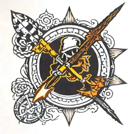 steel manufacturing tattoo design idea