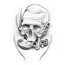 rip grandad tattoo design idea