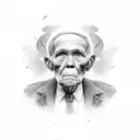 rip grandad tattoo design idea