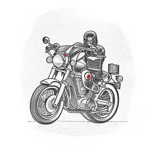 honda 150 bike titan tattoo design idea