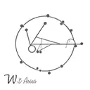 'W' and aries constellation tattoo design idea