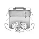 tool box, cheese, wine,  tattoo design idea