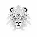 Lion,seven,mandala tattoo design idea