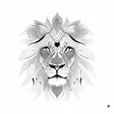 Lion,seven,mandala tattoo design idea