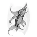 ichthys fish tattoo design idea