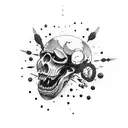 depression. anger tattoo design idea