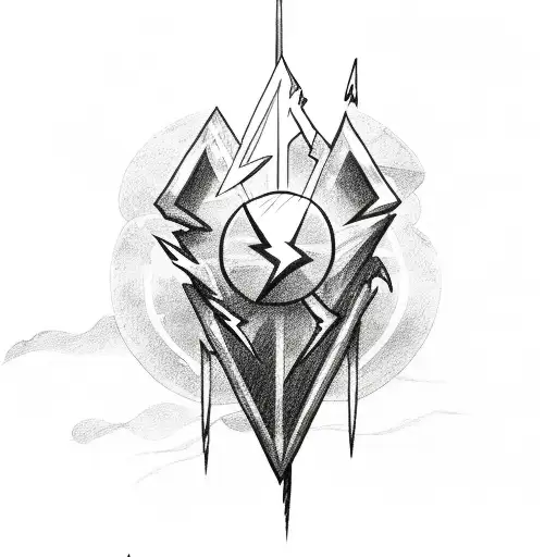 Lightning Bolt tattoo design idea